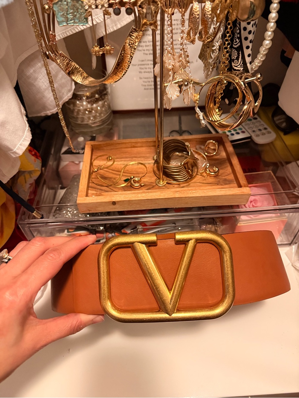 Valentino wide belt